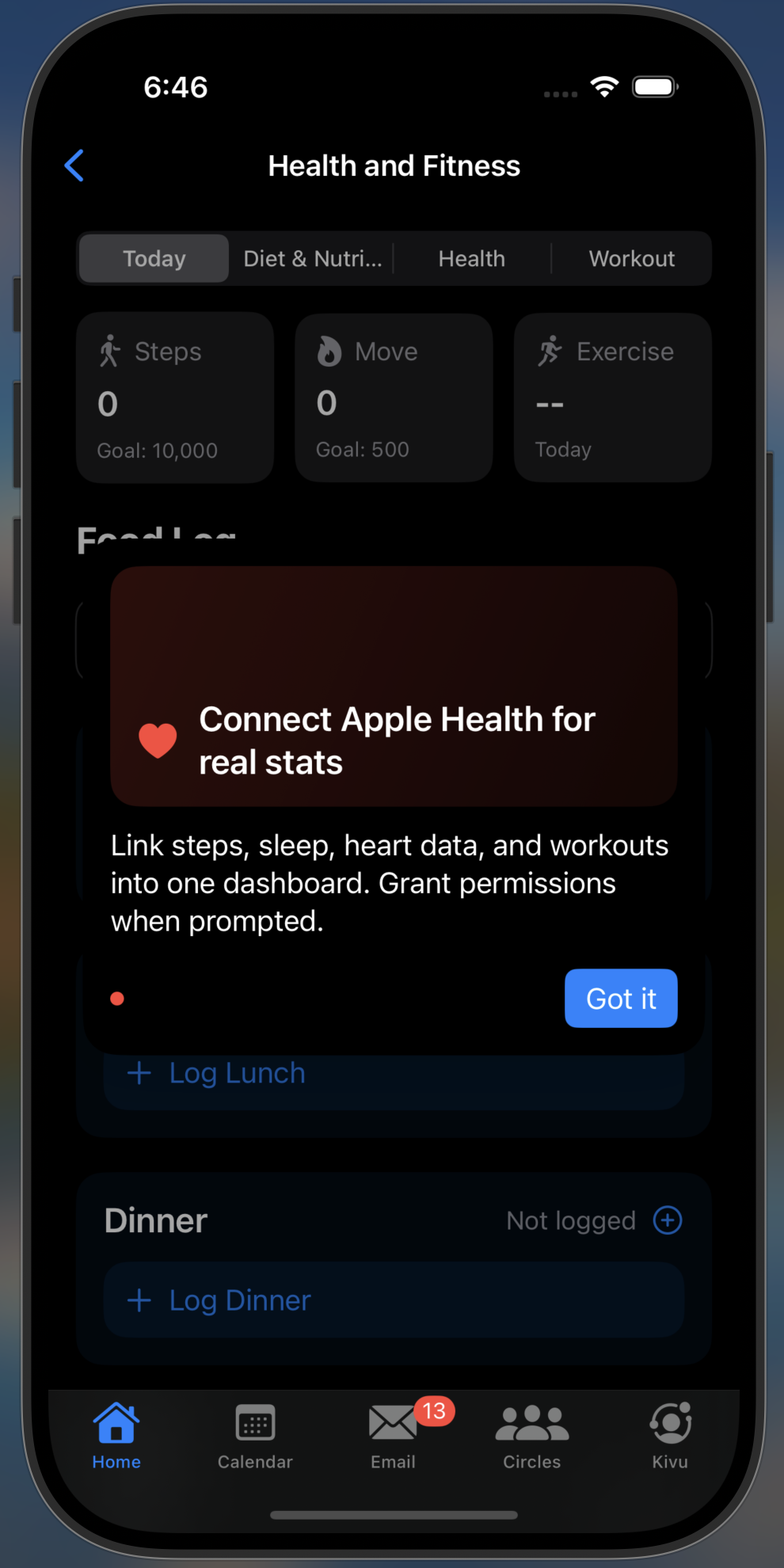 iOS Health & Fitness